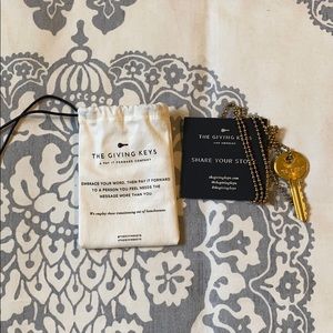 The giving keys necklace